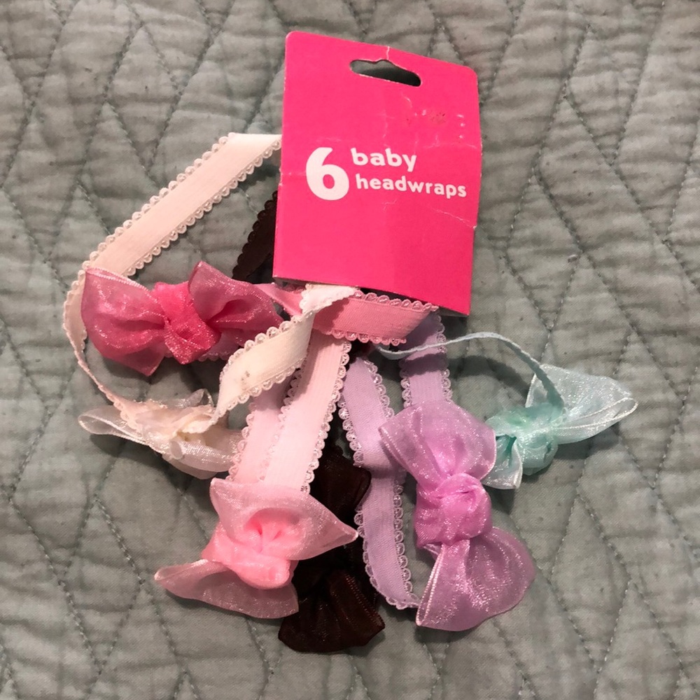 6 headbands for baby